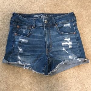 American Eagle Outfitters Ripped Denim Shorts